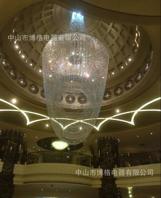 【 設(shè)計(jì)師設(shè)計(jì)星級(jí)酒店水晶燈 訂做酒店非標(biāo)工程燈飾 沙盤吊燈】?jī)r(jià)格_廠家_圖片 -